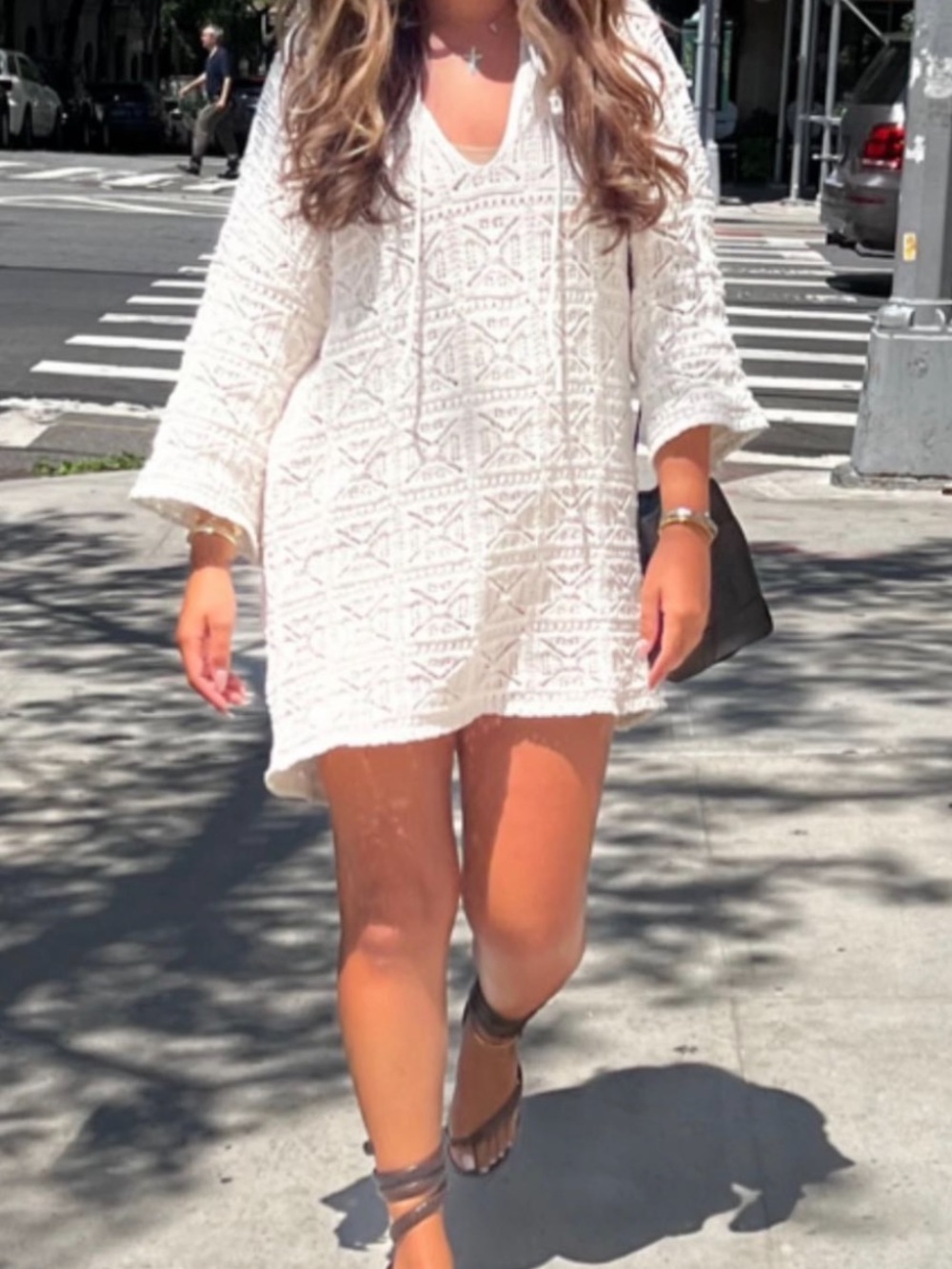 ZARA CROCHET DRESS/COVERUP/TUNIC